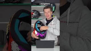 So bekommst du deinen Motorradhelm von innen sauber ⛑️🧼 Motorradhelm [upl. by Astera897]