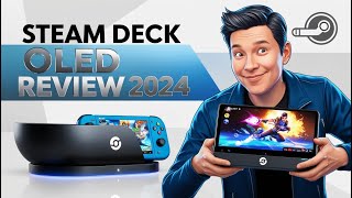 Steam Deck OLED Review 2024 IS Steam Decks OLED WORTH IT [upl. by Dnomyad328]