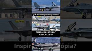 J35 VS F35 Cópia ou Inspiração j35 f35 f35lightning j20 j16 [upl. by Nisotawulo794]