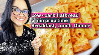 Low Carb Flatbread  Delicious  Easy Keto Bread  Breakfast Lunch Dinner  Gluten Free  Carnivore [upl. by Caswell974]