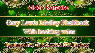 Gary Lewis amp The Playboys Medley Flashback With Backing Vocals Video Karaoke [upl. by Hgierb850]