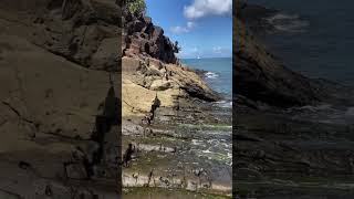 Fishing at a Secluded Beach 🇱🇨 trending fishing fishinglife fish [upl. by Enytnoel]