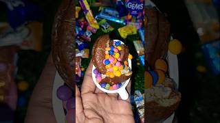 Lotte choco pie with kinder Joy and jems shorts youtubeshorts [upl. by Sukin521]