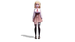 MMD Amelia Watson  Geddan [upl. by Yluj]