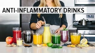 8 ANTIINFLAMMATORY DRINKS  to enjoy for health amp wellness [upl. by Aciretal]