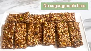 Healthy granola bars for weight loss  Breakfast granola bars [upl. by Putscher]