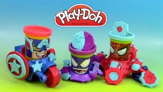 🌈 20 MIN de jeux pour enfants avec la pâte à modeler Play Doh et Spider Man [upl. by Erdna]