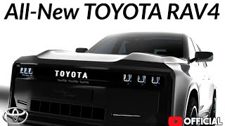 AllNew Toyota RAV4 Comes Out Stylish From Behind the CGI Curtain Take a Peek Inside Too [upl. by Einahpetse]