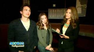 James Franco amp Anne Hathaway on details for Oscar show Feb 24 2011 [upl. by Ludmilla]