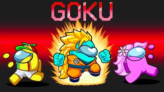 GOKU Mod In Among Us [upl. by Suollecram395]