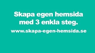 Skapa egen hemsida i wordpress med 3 enkla steg [upl. by Nosemaj]