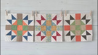 Simply Squares Series  10quot Autumn Patchwork Quilt Block Tutorial [upl. by Herriott]