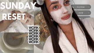 SUNDAY RESET ☁️✨  self care  skin care… [upl. by Cherish905]