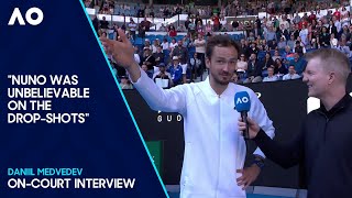 Daniil Medvedev OnCourt Interview  Australian Open 2024 Fourth Round [upl. by Haslett]