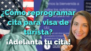 📅🔍¿Cómo reprogramar cita para visa de turista americana [upl. by O'Brien110]