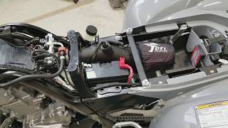 Raptor 700r Fuel customs intake fci install and tips [upl. by Resor]