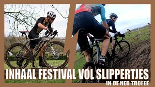 INHAAL FESTIVAL VOL SLIPPERTJES  NEB TROFEE 4  veldrijden cyclocross [upl. by Rauscher]