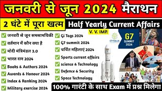 jan to june current affairs 2024  last 6 months current affairs 2024  Current affair 2024 [upl. by Eedya]