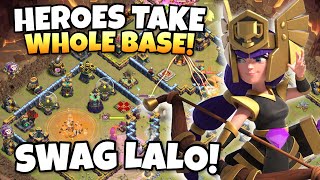 This PRO doesn’t need his LALO after HEROES SOLO BASE Clash of Clans eSports [upl. by Aw429]