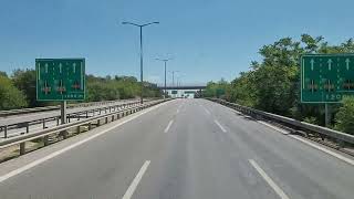 Kapıkule  Edirne  Havsa  Babaeski  Lüleburgaz arası otobandan yol manzarası [upl. by Atteuqahs]