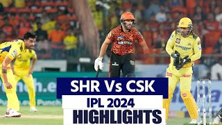 SRH Vs CSK IPL 2024 Highlights  Hyderabad Vs Chennai Super Kings Today Full Match Highlights [upl. by Gherlein78]