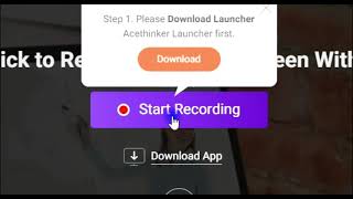 AceThinker Online Screen Recorder for Free [upl. by Symons103]