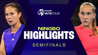 Kasatkina Badosa Andreeva amp Muchova face off in Ningbo  WTA Match Highlights [upl. by Azelea]