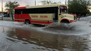 FUERTE LUVIA EN TORREON COAHUILA [upl. by Naujik171]