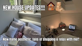 NEW HOUSE UPDATES  shopping hauls amp computer problems [upl. by Adnirem136]