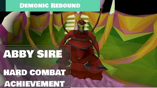 Demonic Rebound Hard Combat Achievement  OSRS [upl. by Wilhelm]