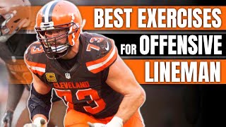 4 Best Football Strength Exercises For Offensive Lineman [upl. by Atiuqahs]