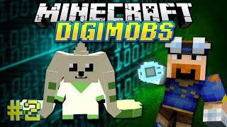 Minecraft DIGIMOBS EP 2  Terriermon Is A Meanie [upl. by Htomit]