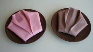 Servietten falten Smoking napkin folding Smoking [upl. by Barbur]