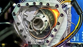 See Thru Liquid Piston Rotary Engine  In Slow Motion [upl. by Mailli812]