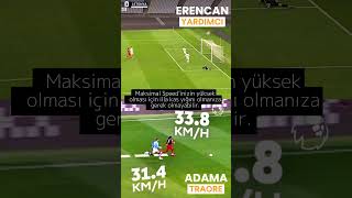 Sporcum Erencan Yardımcı vs Adama Traore  Onu da geçeceğiz [upl. by Rorke]