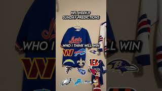 NFL Week 9 Sunday Predictions nfl edit shorts [upl. by Guadalupe166]