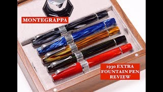 Montegrappa 1930 Extra Collection Review [upl. by Mapel]