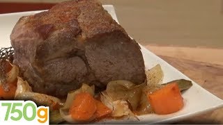 Recette de Rôti de porc moelleux  750 Grammes [upl. by Atauqal]