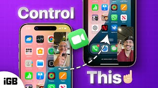 iOS 18 How to Control Someones iPhone Screen on FaceTime [upl. by Flagler]