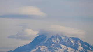 9222024 Tacoma WA Mt Rainier Lenticular Cloud Timelapse [upl. by Aniham]