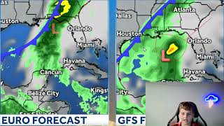 Many storms causing problems in the US with tropical storm sara [upl. by Endora167]