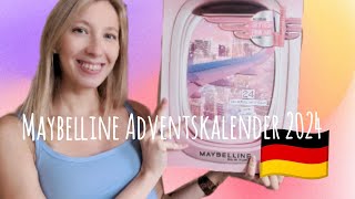 Maybelline Adventskalender 2024  24 Türchen [upl. by Marmaduke]