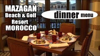 this is the dinner at Mazagan Beach amp Golf Resort Morocco [upl. by Wiersma419]