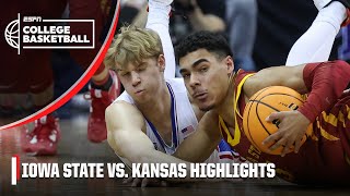 Big 12 Tournament Semifinals Iowa State Cyclones vs Kansas Jayhawks  Full Game Highlights [upl. by Enyehc]