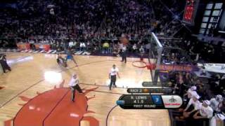 2009 Foot Locker 3 Point Shootout Rashard Lewis 1st round [upl. by Dorraj987]