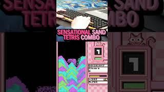 Sensational Sand Tetris Combo shorts tetris [upl. by Claudina]