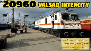 🔴🚂 🚦 WAP7  20960 🚦 Valsad Intercity SF Express 🚦 WRv1 🚦 [upl. by Rodmun]