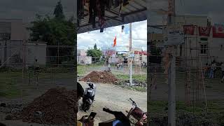 Ambajogai devi pandal preparation [upl. by Onirotciv451]