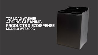 LG Top Load Washers How to Add Detergent amp Use ezDispense  WT8600C [upl. by Aoket556]