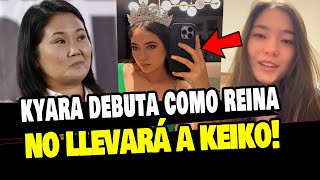 KYARA VILLANELA CONFIESA QUE NO LLEVARÁ A SU MADRE KEIKO FUJIMORI AL CERTAMEN [upl. by Curt]